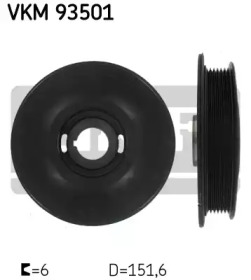 Ременный шкив SKF VKM 93501